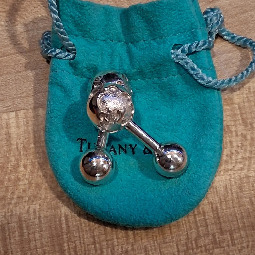 Tiffany & Co Sterling Silver Globe Cufflinks 925 World Map With Box & Pouch - Picture 6 of 9